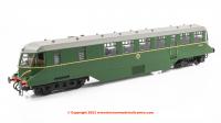 19409 Heljan AEC Railcar number W26W in BR Green Livery with speed whiskers and grey roof